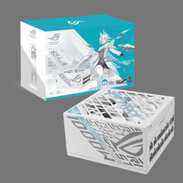 纯旭配资 华硕推出 ROG STRIX 白金雷鹰吹雪氮化镓电源：千瓦功率，1799 元